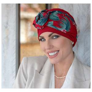 Turban: Mirabella Red Rose