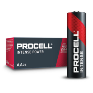 Products: Procell Intense PX1500 AA Alkaline Battery 24 Pack SIMPOWER