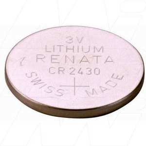 Products: Renata CR2430 Lithium Button Battery SIMPOWER
