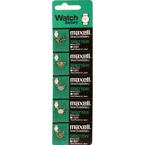 Maxell SR621SW (V364) Button Silver Oxide Battery 23mAh 5PK SIMPOWER