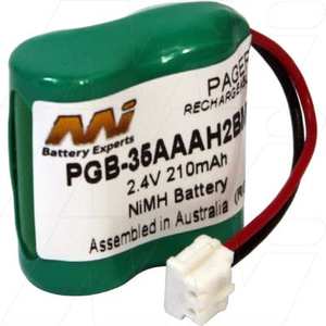 Products: PGB-35AAAH2BMX Pager Battery 210mAh PGB-35AAAH2BMX SIMPOWER