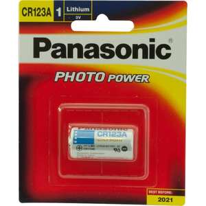 Panasonic CR-123AW/1BE Photo Lithium Battery SIMPOWER