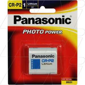 Panasonic CR-P2 Photo Lithium Battery SIMPOWER