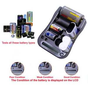 Products: Battery Tester for Primary Batteries MW333 SIMPOWER