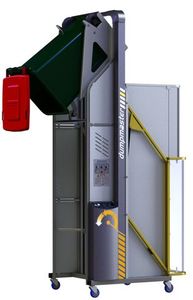 Wheelie Bin Ecosystem: DM-SWINGUP // Dumpmaster Swing-up Door Kit, with gas strut-assisted movement and two interlocks