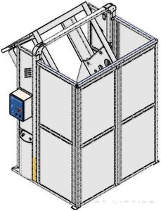 MegaDumper SS - The heavy-duty foodgrade bin lifter // Simpro