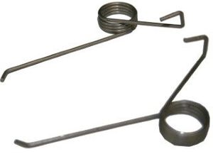 120L Catch Plate Springs, handed pair, for DM welded cradle (DM OLD)