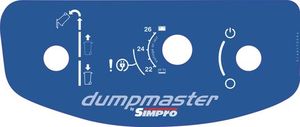 Decal, DM Control Panel, Battery, standard