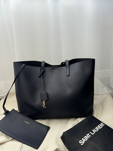 PRE-LOVED YVES SAINT LAURENT leather tote bag Since Vintage