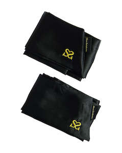 Share Satisfaction Luxury Bondage Ties - Black