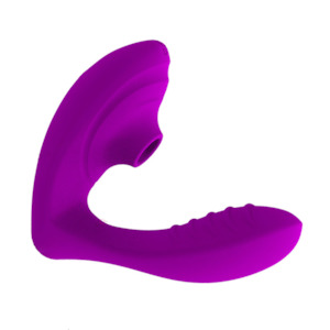 Vibrator with Clit Sucking Stimulator | Green