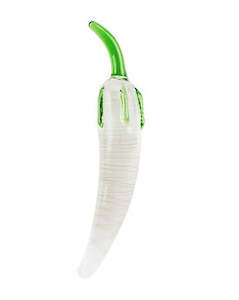 Lucent Clear Chilli Glass Massager
