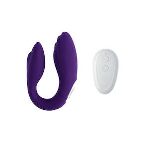 Share Satisfaction Gaia Remote-Controlled Couples Vibrator - Purple