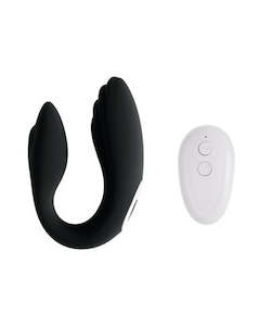 Share Satisfaction Gaia remote controlled Couples Vibrator - Black