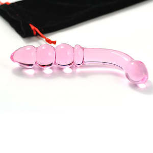 Sinful Pink Glass Dildo 18cm