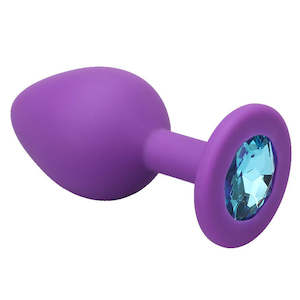Anal Toys: Silicone Butt Plug | Purple | Medium