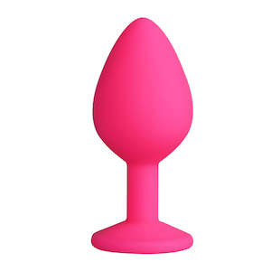 Anal Toys: Silicone Butt Plug | Pink | Large