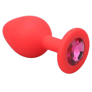 Anal Toys: Butt Plug | Red | Medium