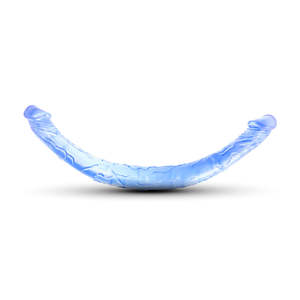 Sinful Double Grin 45cm Duel ended Dildo | Clear Blue