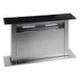 600MM BLACK GLASS REAR RISER DOWNDRAFT – Sinks and Taps