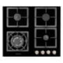 Products: 600MM BLACK GLASS GAS HOB – Sinks and Taps