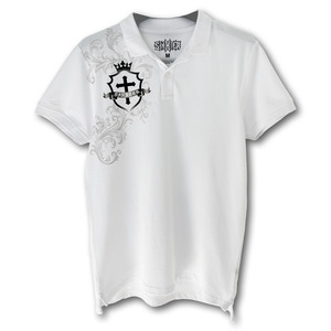 Crest White Polo