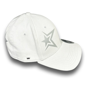 Silver Star White Cap