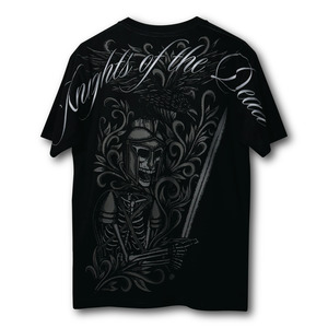 Skeleton Knight Black Tee