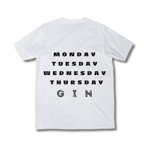 Gin Week Days White T-Shirt
