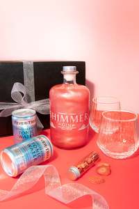 Gift Guide: Red Shimmer Gin Gift Box – Strawberry & Coconut Gin Gift Set