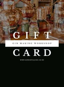 Gin Making Workshop Experience - Gift Card