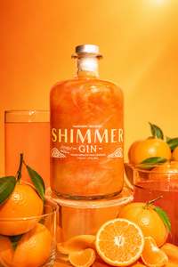 LIMITED EDITION - Orange Shimmer Gin - Mandarin & Red Bush 37% ABV - 700ml
