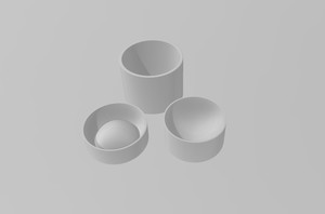 Products: Indented Round 3 Piece Mold – Siren Molds