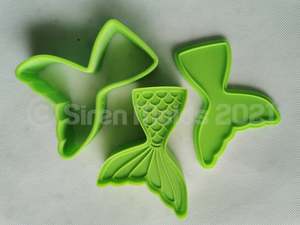 Flat Mermaid Tail 3 Piece Mold – Siren Molds