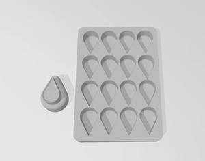 Raindrop Mini Bath Bomb Mold – Siren Molds