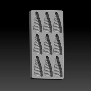 Unicorn Horn Mini Bath Bomb Mold – Siren Molds