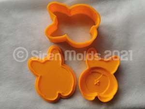 Products: Corgi Dog Bum 3 Piece Mold – Siren Molds