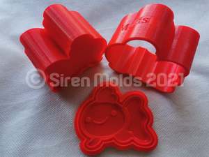 Products: Happy fish 3 Piece Mold – Siren Molds