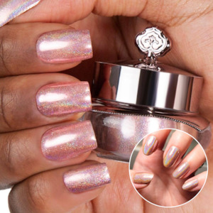 Gift Ideas: Rose Gold - Holographic Nail Powder