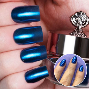 Gift Ideas: Sapphire - Metallic Nail Powder