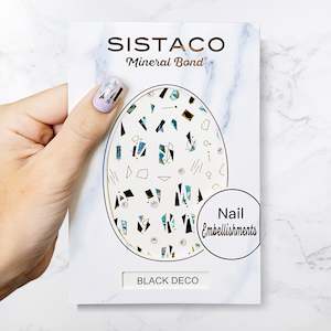 Nail Embellishments: ﻿Black Deco