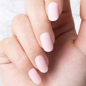 Press On Nails: Sorbet - Oval Sustainable Nails