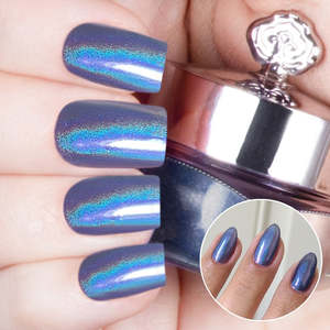Holographic Nail Powders: Indigo - Holographic Nail Powder