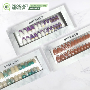 Press On Nails: 3 Piece Sustainable Nails Pack + 1 FREE