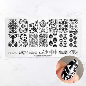 Nail Kit And Extras: Sacred Geometry - Pattern Press Template