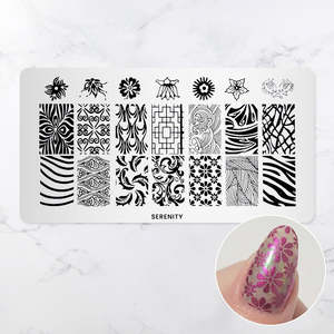 Serenity - Pattern Press Template