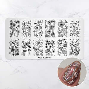 Wild Blossom - Pattern Press Template