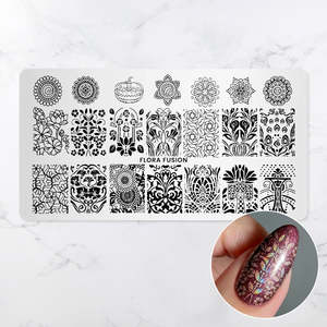 Flora Fusion - Pattern Press Template
