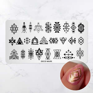 Deco Muse - Pattern Press Template