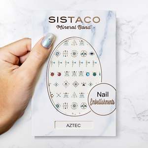 Nail Embellishments: Aztec